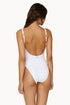 PQ Swim White Sand Beaded Brynn One Piece